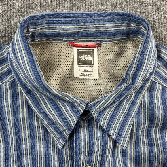The North Face Other - The North Face Men Medium Button Up Shirt Long Sleeve Blue Modal Polyester